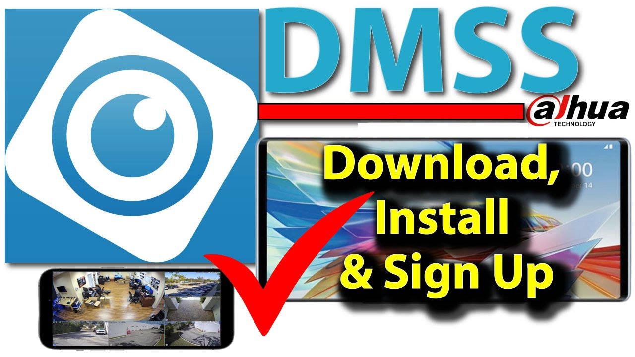 Dahua DMSS Download, Install and Sign Up In Mobile | How To Sign UP DMSS Apps
