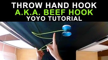 Throw hand hook a.k.a. Beefhook yoyo trick tutorial