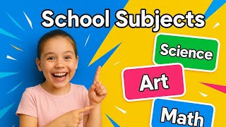🏫 School Subjects in English for Kids | Vocabulary for Primary School