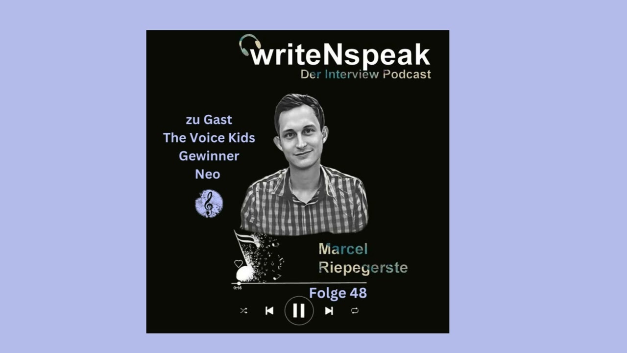 Mit 15 The Voice Kids gewonnen 😱🎤 Neo über Wincent Weiss, Disney & Träumen | writeNspeak Podcast