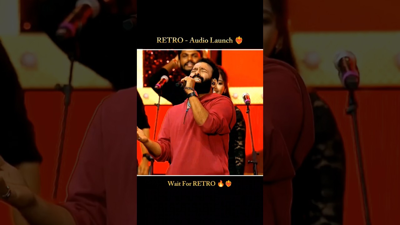Retro Audio Launch ❤️‍🔥.