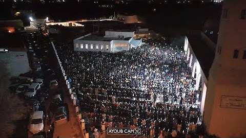 تلاوة خاشعة الشيخ صلاح الباجي  وازدحام شديد من صلاة التهجد ليلة 27 رمضان 2023 مسجد الفلاح