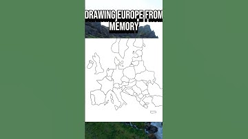 Drawing Europe from memory #history #mapping #europe #maps #germany #shorts