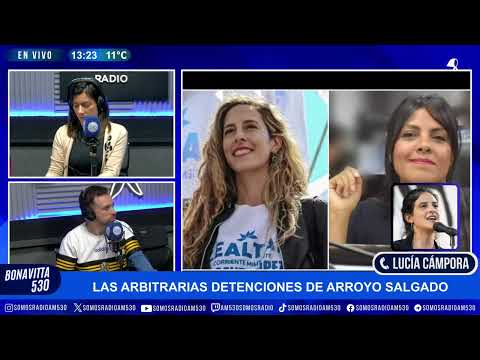 EVA MIERI y ALEXIA ABAIGAR SIGUEN DETENIDAS: ENTREVISTA A LUCÍA CÁMPORA EN BONAVITTA 530 - AM 530