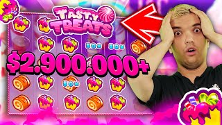 INSANE HIT ON TASTY TREATS BONUS ROUND | Big wins on online slots screenshot 5