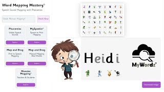 One Screen AAC - Typing "Hello my name is Heidi" with IPA Phonemies- MyWordz® with MySpeekie