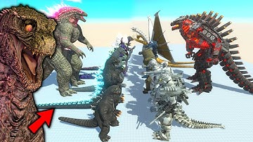 EVOLUTION Of Mecha-Godzilla vs Evolved Godzilla