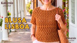 Blusa a CROCHET | Fácil y Elegante | PATRÓN de Lujo Personalizable✨