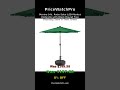 PriceWatchPro: Marina 9 ft. Patio Solar LED Market Umbrella with ... (8% OFF) - Home Depot
