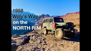 1958 Willy's Wagon on the North Rim @KCandtheOverlanders