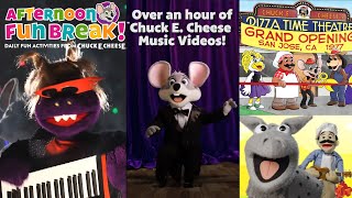 Over 1 Hour of Chuck E. Cheese Music Videos for Kids! | Afternoon Fun Break