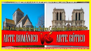 arte y arquitectura en los reinos cristianos de Edad Media comparación Románico y Gótico para niños arte y arquitectura en los reinos cristianos de Edad Media comparación Románico y Gótico para niños