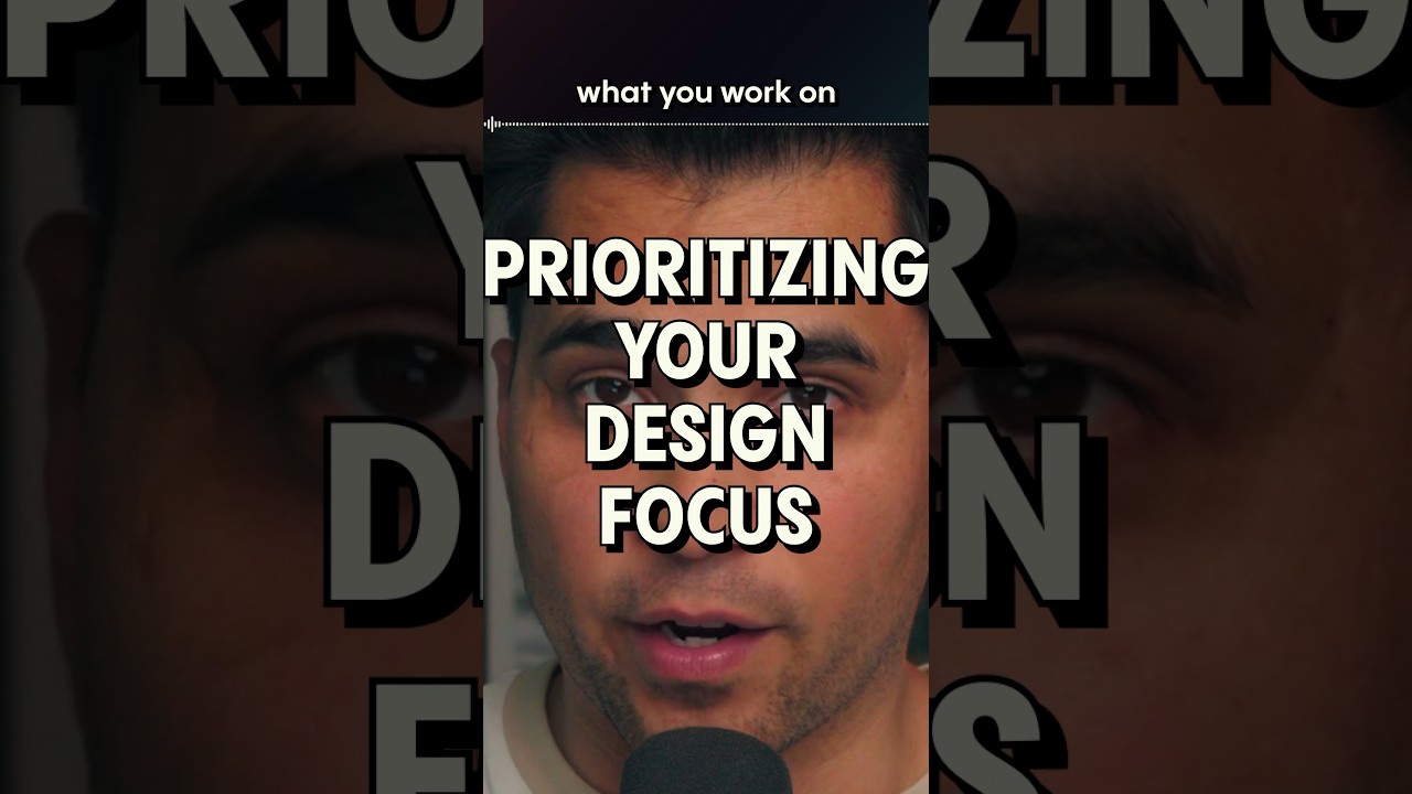 How to PRIORITIZE as a DESIGNER