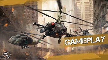 Modern War Choppers (Android/iOS) - Team Deathmatch Gameplay!