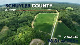 Bartlett Aerial Tour - Schuyler County, Illinois