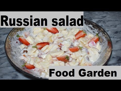 Russian salad | quick easy and simple recipe | Food Garden