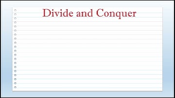 Control Abstract for Divide and Conquer