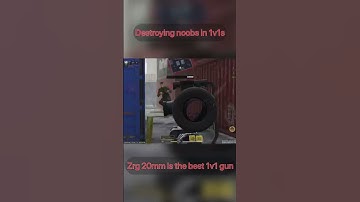Zrg 20mm is op in 1v1 CODM!! #shorts #codm #1v1