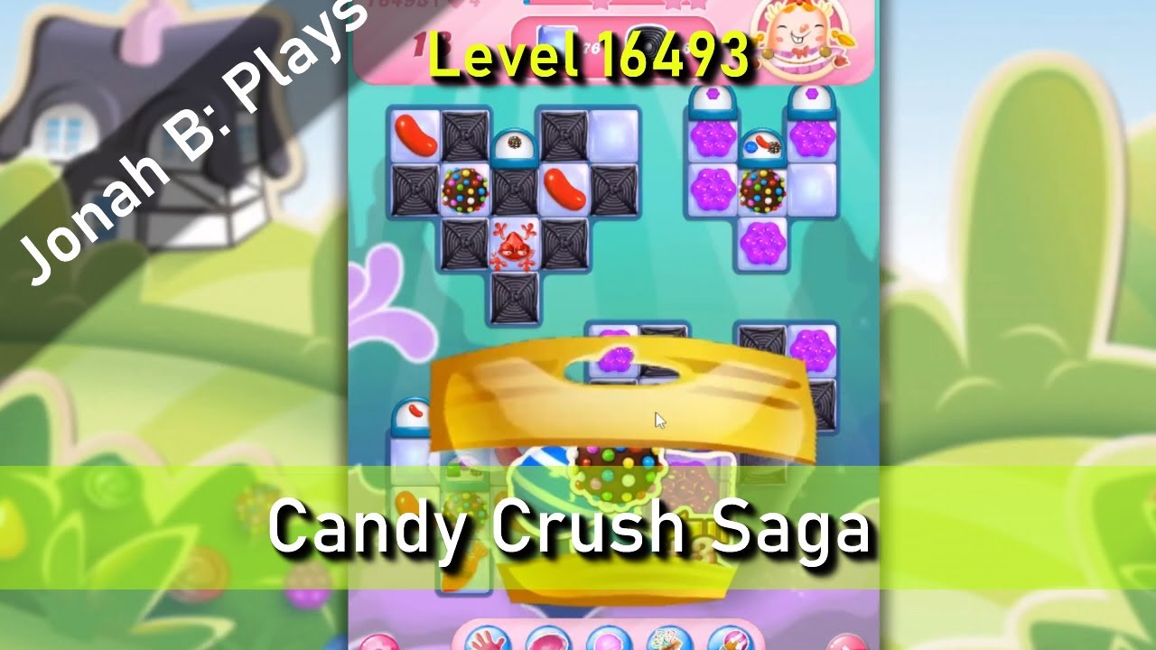 Candy Crush Saga Level 16493 - YouTube