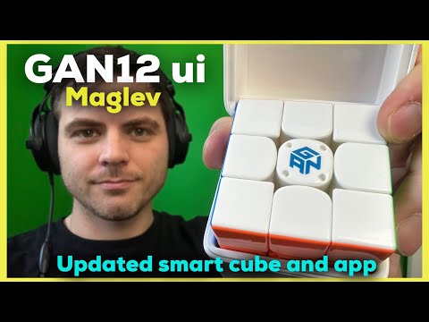 Cubo GAN 12M UI Maglev 3x3 – Inteligente Con App, 72 Imanes, Base De Carga Y Batería Recargable