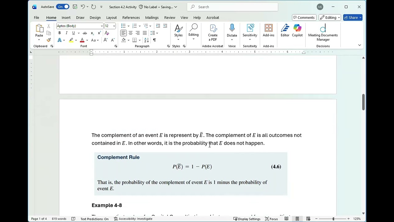 Раздел 4.2. Часть 1 (Правило сложения)