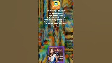 Qt What is a QToolButton