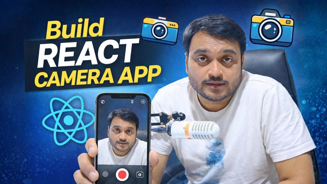 Day-95/100 Build Camera App in React || React NextJS Tutorial for ...