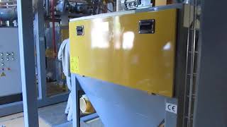 Easy touch screen operation of  CMS 1800 (during first test run after assembling)