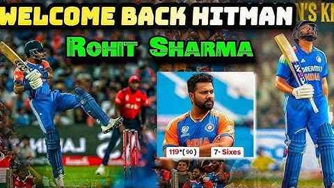 IND vs ENG: Rohit Sharma smashed 119 (90) with a SR of 132 in 2nd ODI ! Hitman is Back with a Bang!