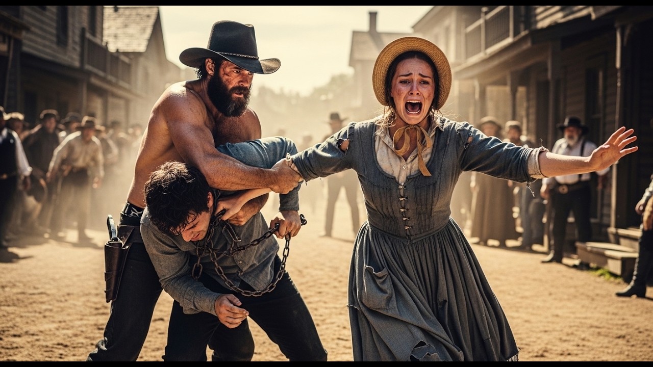 “Don’t Take Him Away,” the Poor Girl Screamed — What the Ruthless Cowboy Did Next Shocked All”