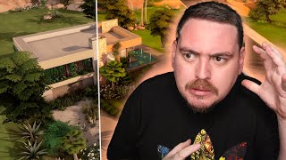 Uma Mansão Moderna Enorme Cheia De Mato, Vamos Reformar Sims A Obra