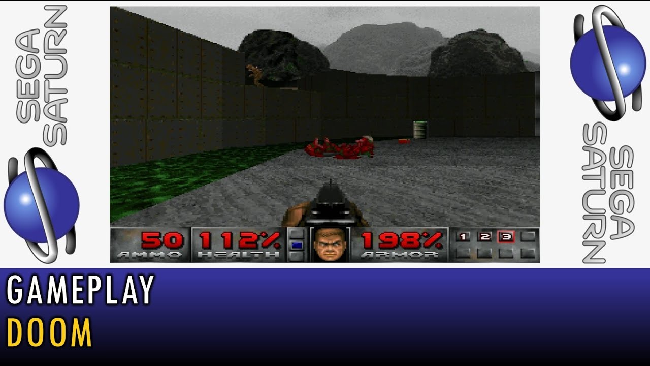 [Sega Saturn] Doom [4K, PAL, OSSC 4X]