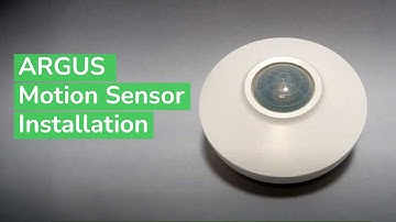 Installation Video ARGUS Motion Sensor DALI 230V | Schneider Electric Support