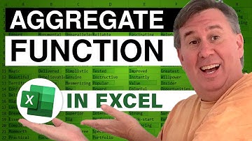 Excel In Depth - AGGREGATE Function: Episode 1231