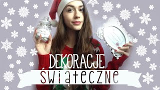 Proste DEKORACJE świąteczne!