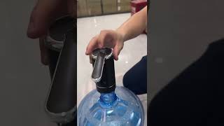 Black USB Rechargeable Water Pump Dispenser 800mAh For Home Office
