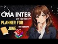 CMA Inter Failed? Don’t Quit | Fresh Study Timetable in Excel | June 2026