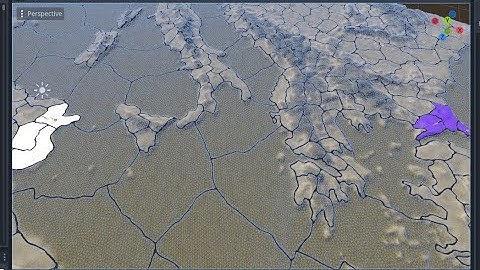Grand strategy game in #godot how to make 3D maps!