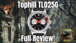 Tophill TL025G ST1901 Powered Mechanical Chronograph Watch Review!