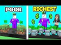 I upgraded my block farm to be come the richest on roblox