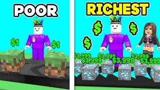 I UPGRADED My BLOCK Farm To Be Come The RICHEST On Roblox