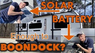 We TEST the BATTERY for BOONDOCKING!