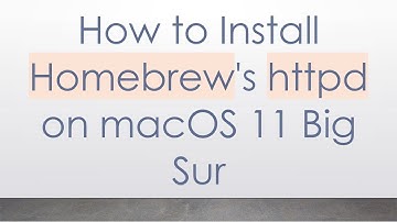 How to Install Homebrew