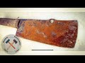 ترميم وازاله صدأ ساطور قديم Rusty Cleaver Restoration ترميم وازاله صدأ ساطور قديم Rusty Cleaver Restoration