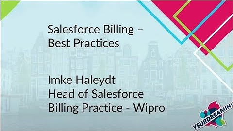 Imke Haleydt - Salesforce Billing Implementations