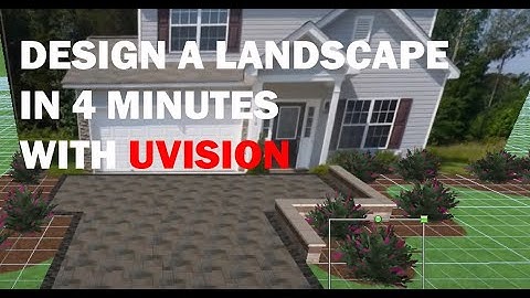 The 4 Minute 3D Landscape Plan with UVision
