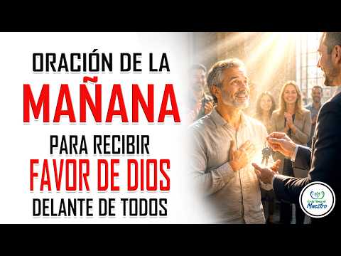 Oración de la MAÑANA para RECIBIR FAVOR DE DIOS delante de todos
