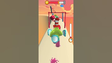 Blob runner 3d - gameplay level 17 #shorts