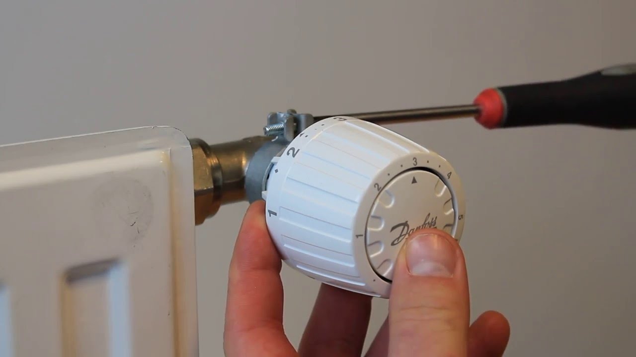 Demount radiator thermostat screwdriver YouTube