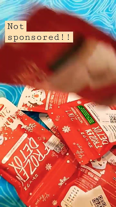 Frozen detox yarn #shorts #viral #melodiaaavlogs #asmrsounds #detox #dietarysupplement